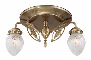 PANNON 2 - Handmade brass ceiling lamp by Patinas Lighting - view 3